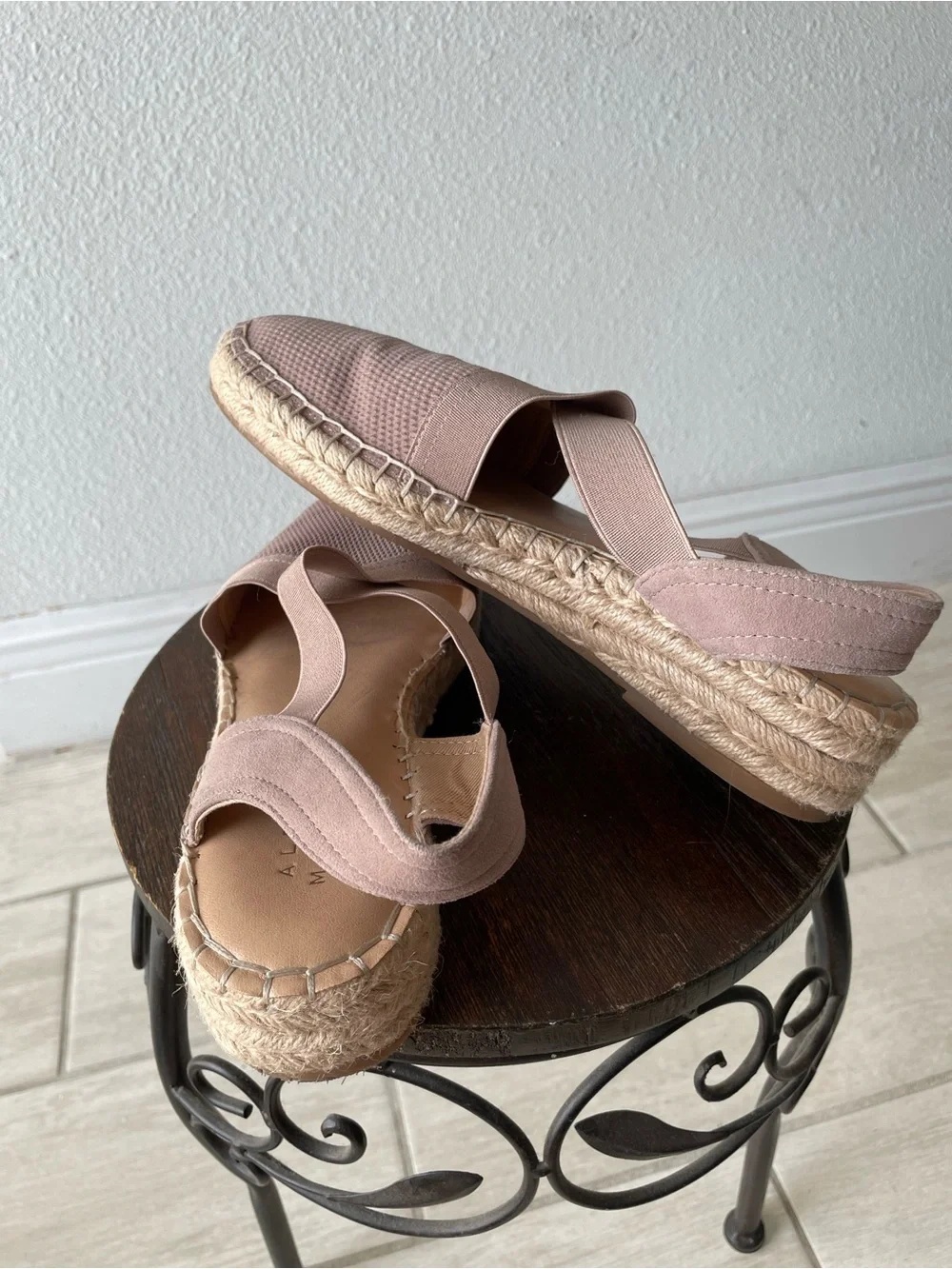 Women’s Slingback Espadrilles in Mauve